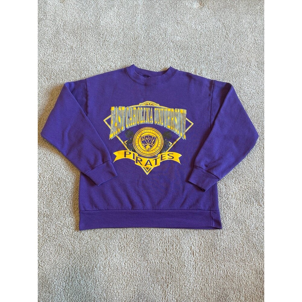 Vintage ECU Pirates Men’s Crewneck Sweatshirt Size Large